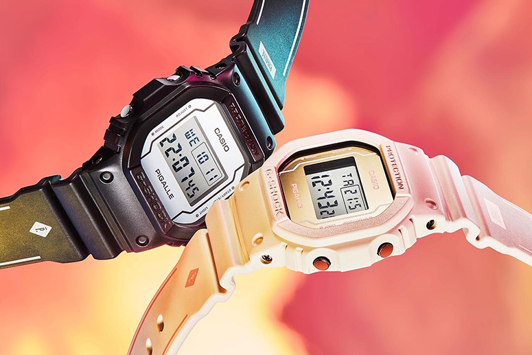 CASIO G-SHOCK × Pigalle: винтажная прочность