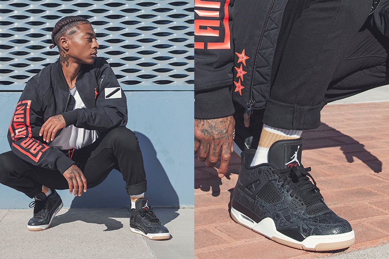 Air Jordan 4 “30th Anniversary”: лазерная гравюра