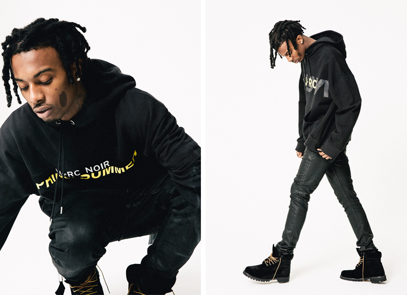 Playboi Carti в лукбуке M+RC Noir SS18