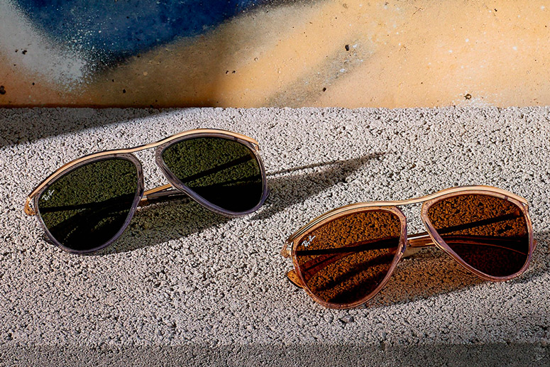 Ray-Ban Aviator: полеты в небе и на земле